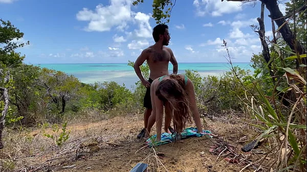 Sexo ANAL ao ar livre em praia Nordestina