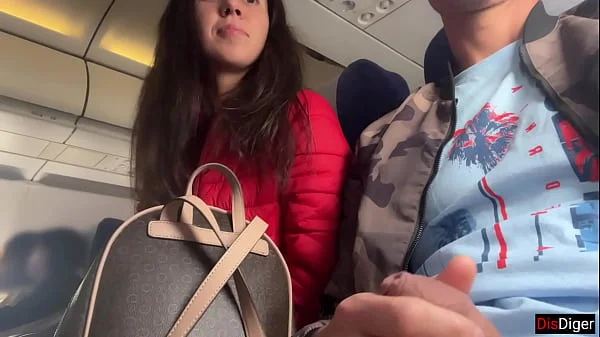 Risky Public Jerking Off On A Plane Full Of People - Public Dick Flashing