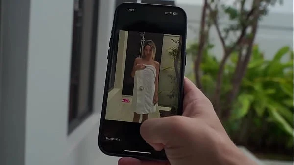 fucked a stranger hard in her villa