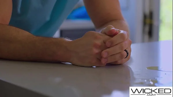 Wicked - Couple Put Their Differences Aside & Invite Hot Blonde Emma Hix For Threesome