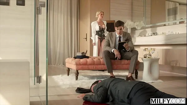 MILFY Busty Blonde MILF Casca Akashova Drains Every Drop Of Stud's Cock