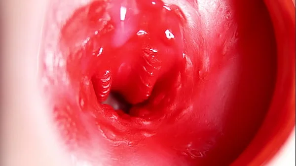 This beautiful pussy is pulsating and squeezing my cock! Camera inside the hole!