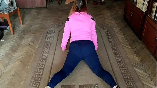 Ugly old, jagged man cums while his young wife does him a prostate massage