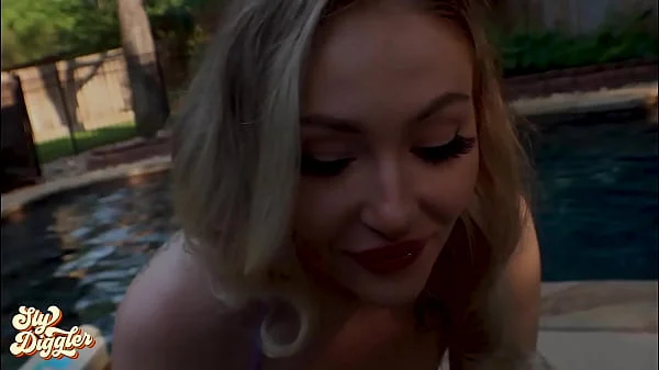 Aria Six Was Soaking Wet After the Pool