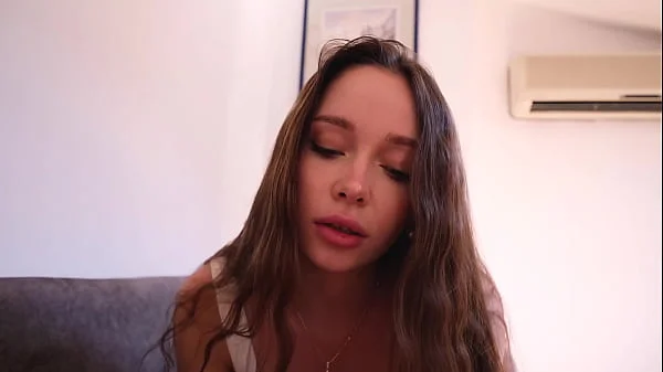 Sweet blowjob at home