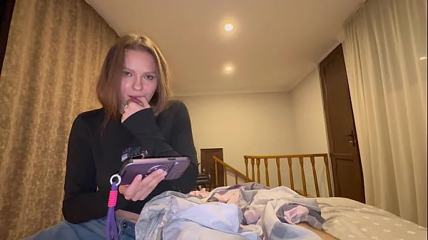 POV: Step sister found out i love anal porn and now she wanted to try it bad