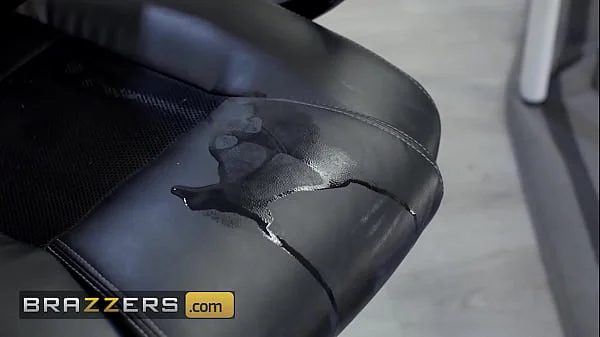 BRAZZERS - Angel Wicky Swallows Her Employee's Huge Cock Through A Gloryhole Then Slides It Inside Her Hungry Pussy