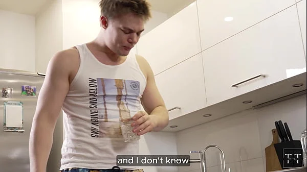 We promised not to tell anyone how we got stuck in the kitchen and got fucked from behind