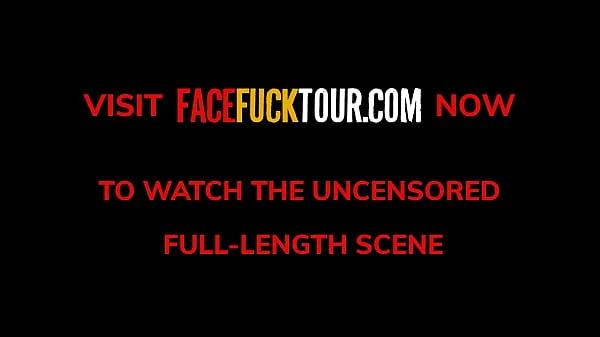 Big Lips Latina Slut Face Fucked Hard Against The Wall Gets Facial Cumshot!