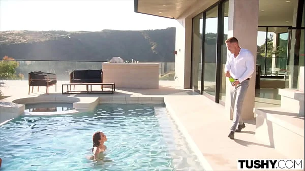 TUSHY Gorgeous Petite Brunette Chloe Amour Gets Her Flawless Ass Fucked Hard