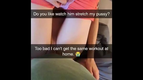 Cheating Amateur Yoga MILF Fucks Fitness Instructor On Snapchat - Cucked And Creampied