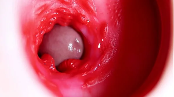 Nice big head slides inside best friend's sweet shiny hole!