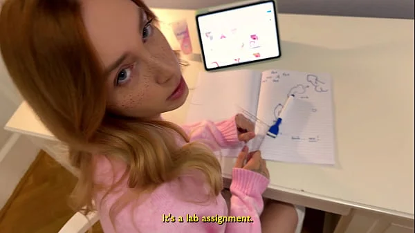 Stepbrother, show me your penis! It's for my homework...