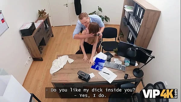 VIP4K. Slutty teen Una Fairy knows she's a bad girl and got spanked by a loan manager