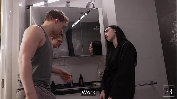 He fucked me from behind, but at least he fixed the bathroom sink