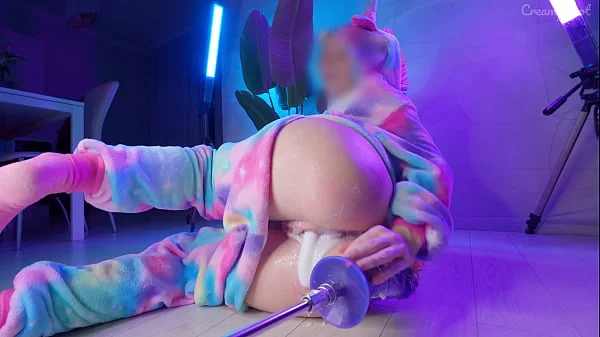Too Much Cum... Now There’s a Puddle on the Floor