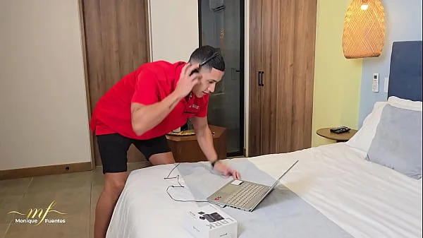 My Stepson Catches Me Masturbating with His Microphones - Monique Fuentes & Max Betancur