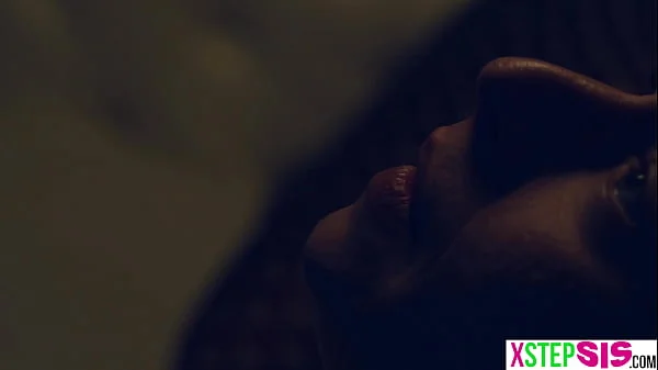 European stepsister and petite BFF threesome with horny stepbrother