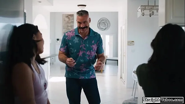 You two going to fuck your horny stepdad or get kicked out