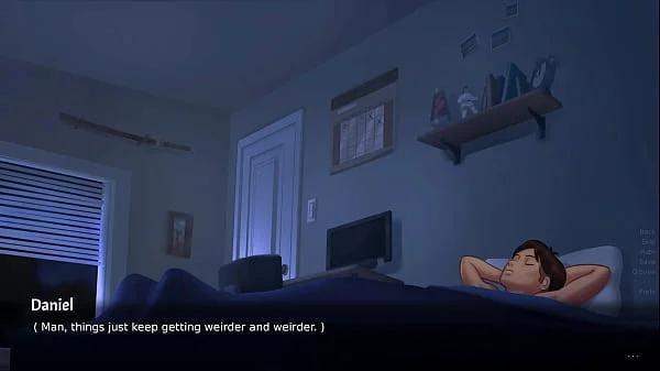 Summertime Saga - Beautiful Stepmom shows off her amazing body and gets cummed on - Part 2