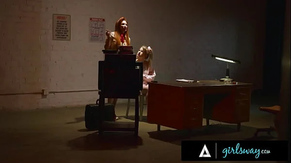 GIRLSWAY - Camp Counselors Discipline Leana Lovings & Demi Hawks WITH 3-WAY LESBIAN SCISSORING!