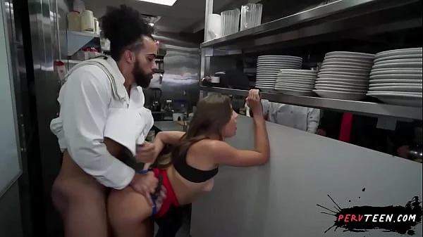 New Kitchen Apprentice Gets Sneaky Sex with the Chef