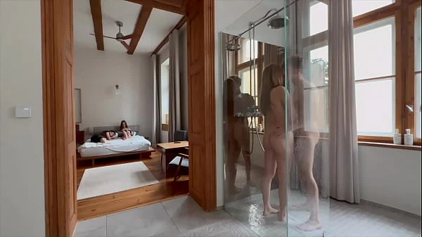 Naughty Horny Blondes having Group Fuck