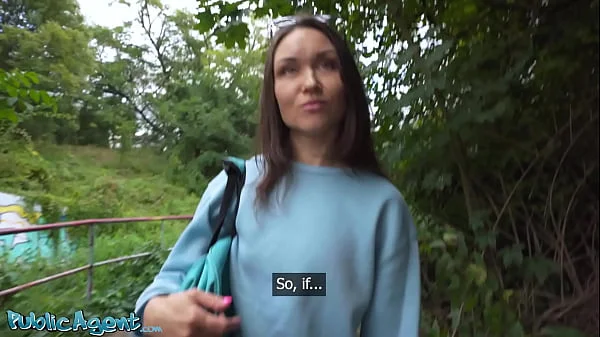 Public Agent - Fitness MILF public blowjob outdoor sex Kristina Grace hard fast POV fuck