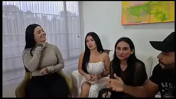 ORGIA BISEXUAL - 3 chicas follan despues de salir de discoteca en MEDELLIN (colombianas hot)