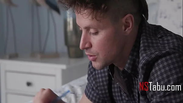 Super Hot Brunette Step Sis Was Tired Of Dropping Hints, So She Droped Her Panties