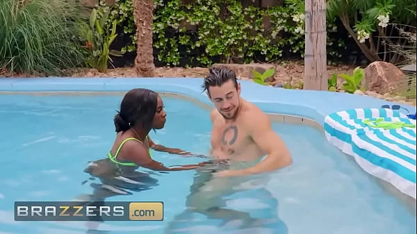 BRAZZERS - Cali Desperately Tries To Salvage Some Of Dante's Cum For Herself After He Finished Fucking His Gf Ana Foxxx