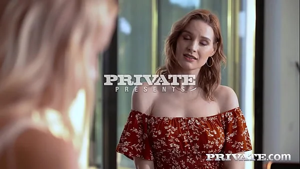 Lynna Nilson and Bonni Gee eat from the same plate