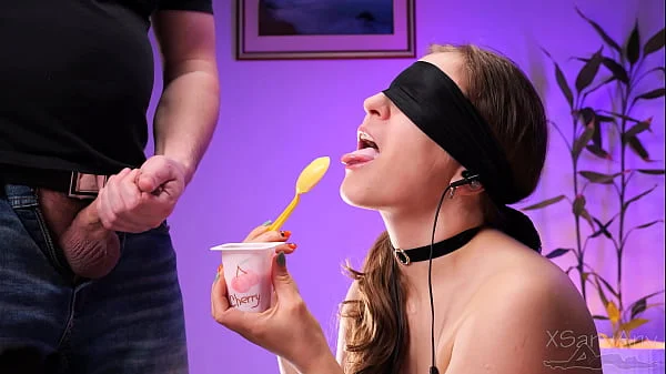 omg...my friend tricked me((When we played TASTE GAME he fed me CUM!