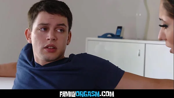 FamilyOrgasm - Hot Stepmom Jerks Off her Son in Law