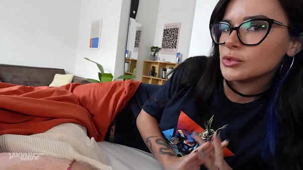 Sharing a bed with BIG TITTY GOTH GIRLS - Effy Cutie & Natasha Noel