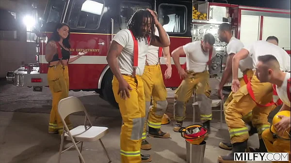 MILFY Ultimate MILF Eva Angelina Takes On 6 Cocks In Epic Gangbang