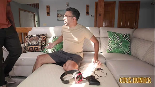 Wife's First Time with a Well-Endowed Lover – Her Husband Watches It All Unfold