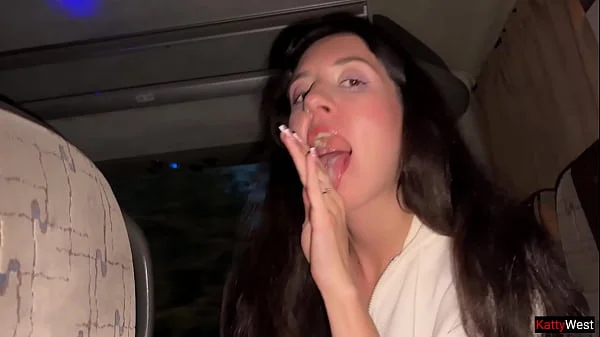 Public Dick Flashing - Girl saw my dick on the bus and helped me cum with her hand