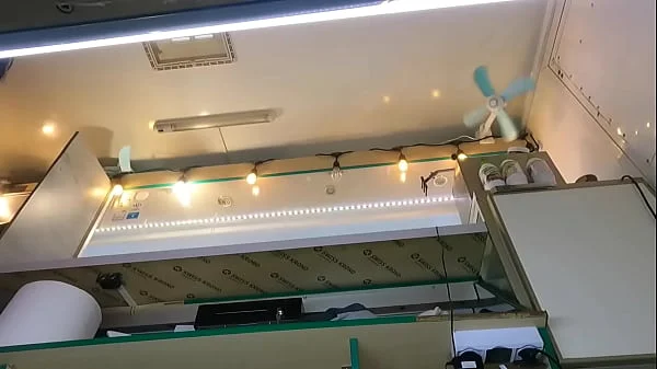 The boss is playing with his sexy shop assistant pussy while she talks to the customer