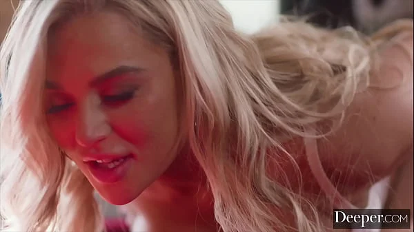 Deeper. Gorgeous Curvy Blonde Blake Blossom Takes A Huge BBC