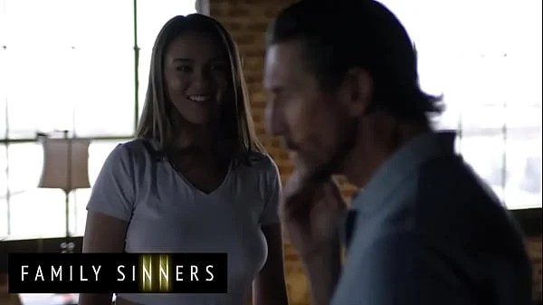 FAMILY SINNERS - Busty Babe Finally Gets Her Own Place And Doesn't Have To Sneak Around To Fuck Her Stepdad Anymore