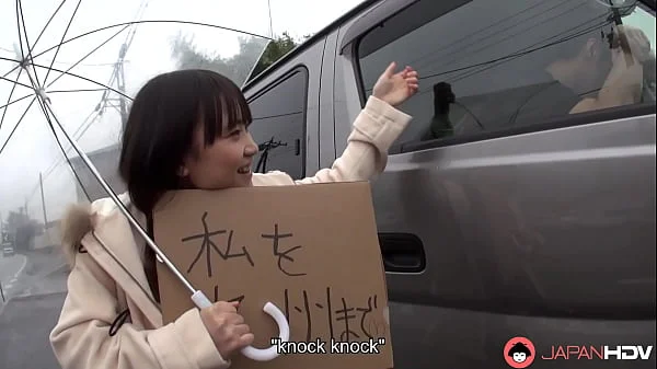 Big titted Japanese woman Mikoto Mochida sucks cock in the car,uncensored.