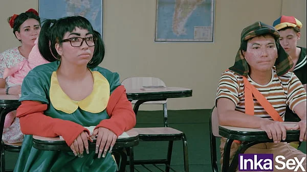 Kikin y Doña Rosinda cometen el pecado más oscuro en la escuelita del Chibolo  18