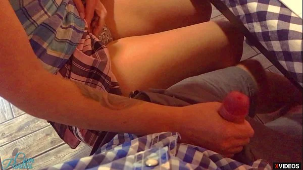 HANDJOB CLASSMATE UNDER THE TABLE ON LESSON