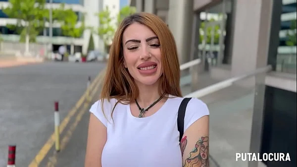 PutaLocura - Turista bimbo de grandes tetas Michu es pillada por Torbe y traga su leche