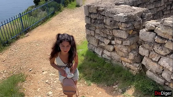 Public Dick Flashing - Girl Help Me to Cum in Mountains