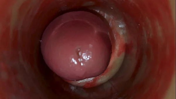 Camera Inside Deep Pussy Captures Huge Ejaculation of Sperm ASMR