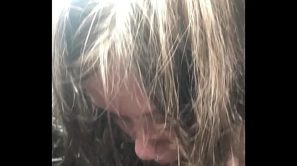 Lesbian bestfriend gets wet during a training session and bends over