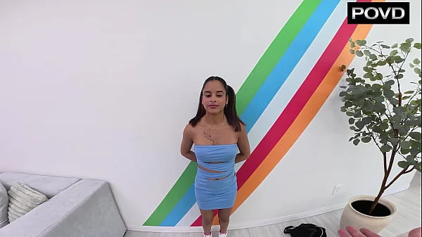 Latina Spinner Tries Out To Be A Professional Walking Sex Doll