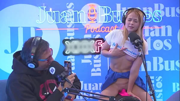 Her legs are shaking!!! Blonde teen with small tits screams and explodes with pleasure